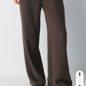 Aritzia Wilfred Chocolate Brown Pants